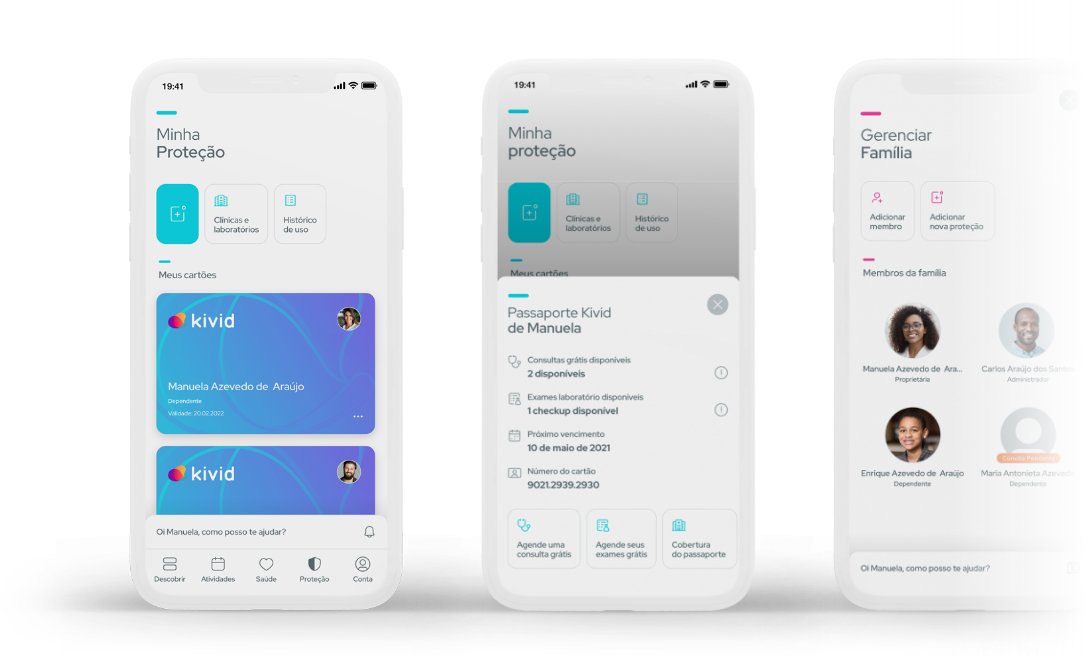 Fluxo de contratação do passaporte kivid